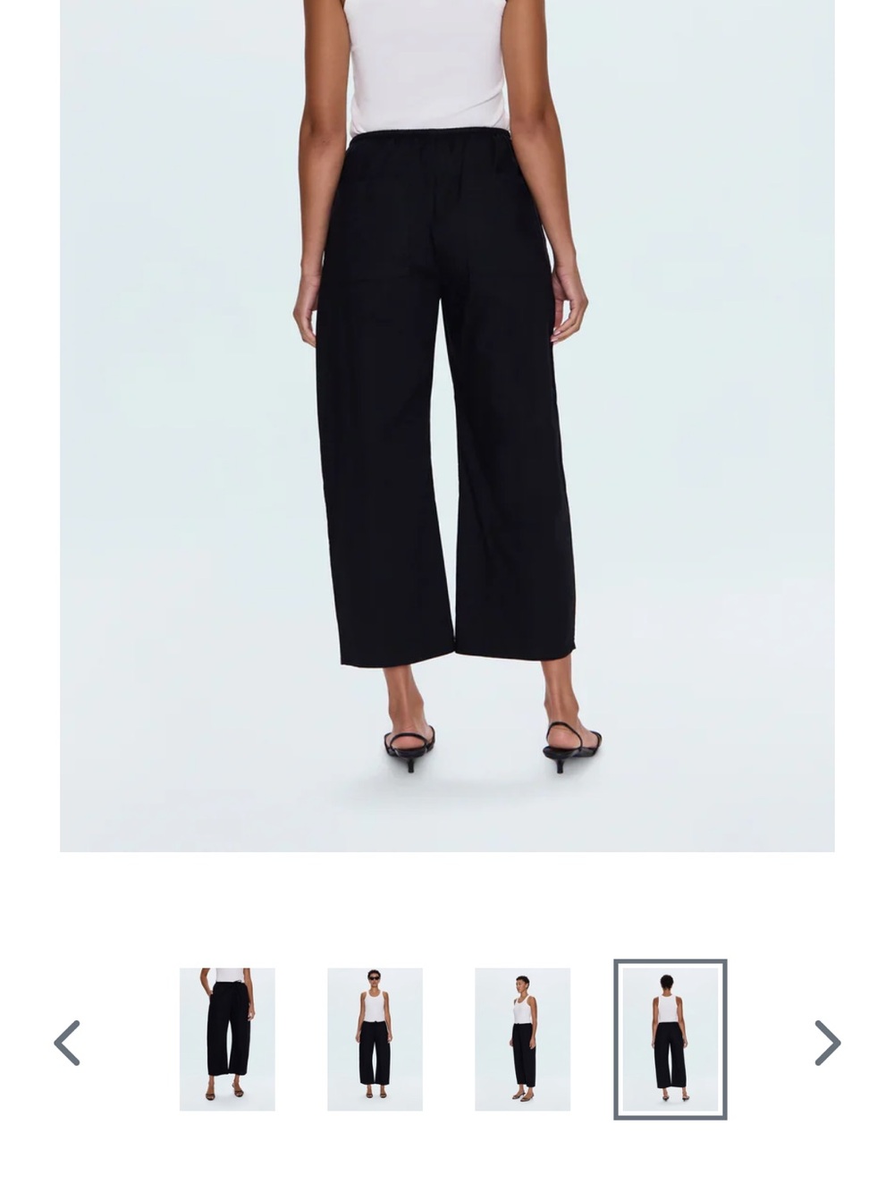 pistola Black Elastic-Waist Pants - totally sold out everywhere - Picture 5 of 12